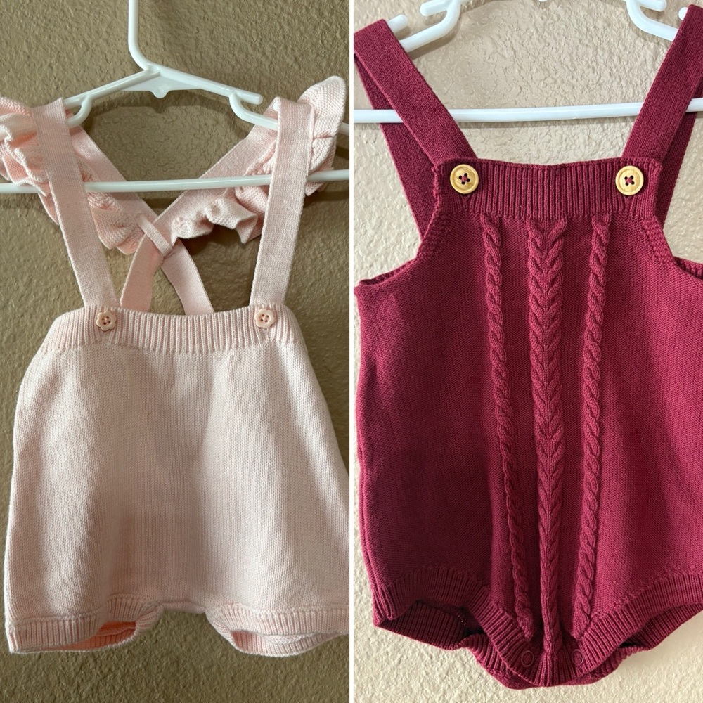 Cat & Jack Baby Rompers with Button Detail